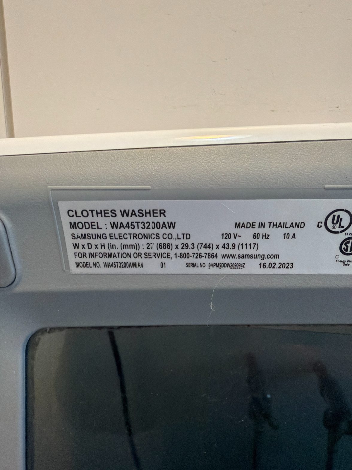 Samsung lid lock switch replacement for washing machine repair in Spanish Fork, Utah