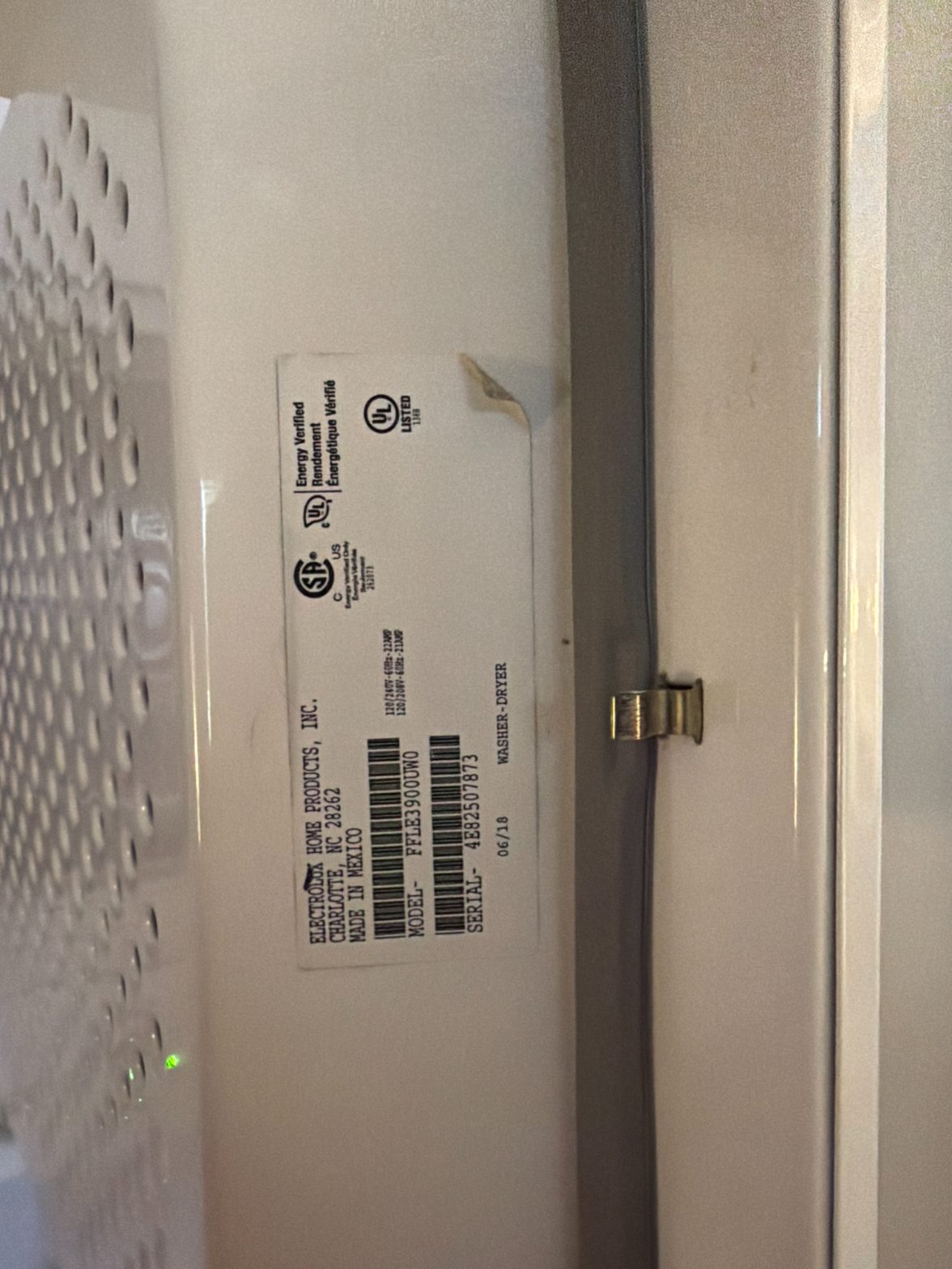 Frigidaire washer dryer service call for washer dryer repair in Provo, Utah